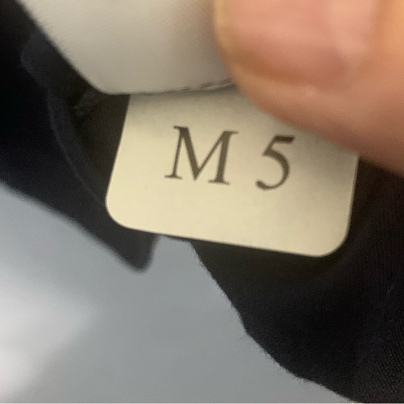 St. John For Nordstrom Navy Blue Stretch Short Sleeve Lace Pullover Top - Picture 4 of 5